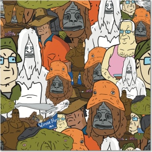 Sassy the Sasquatch and friends Posters and Art